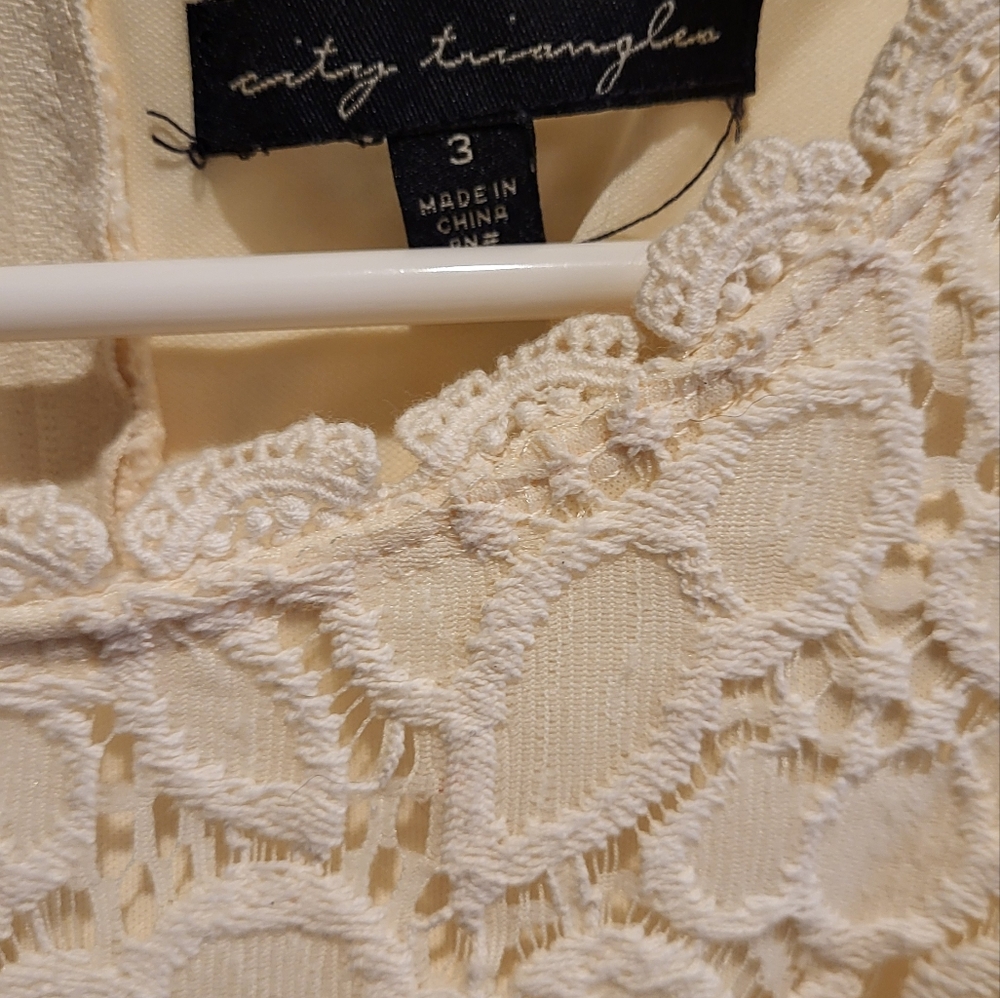 Cream Lace Dress